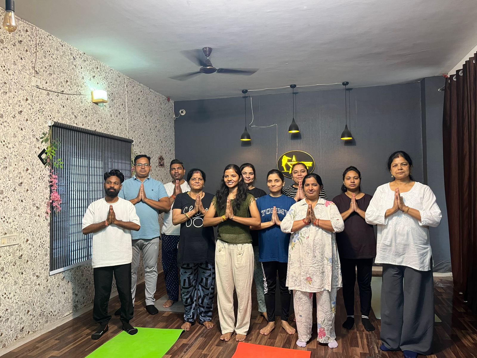 Group wellness session