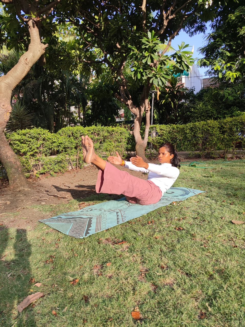 Advanced yoga pose